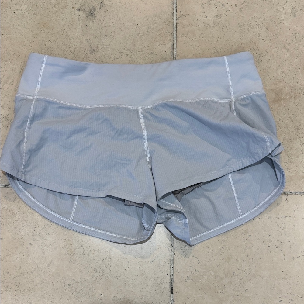 Lululemon Athletica Light Gray Athletic Shorts